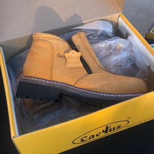 Cactus Leather Work Boots